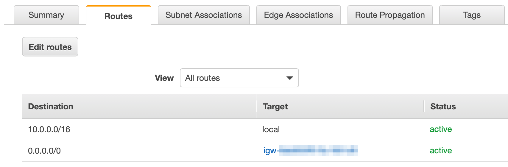 Subnet Routes